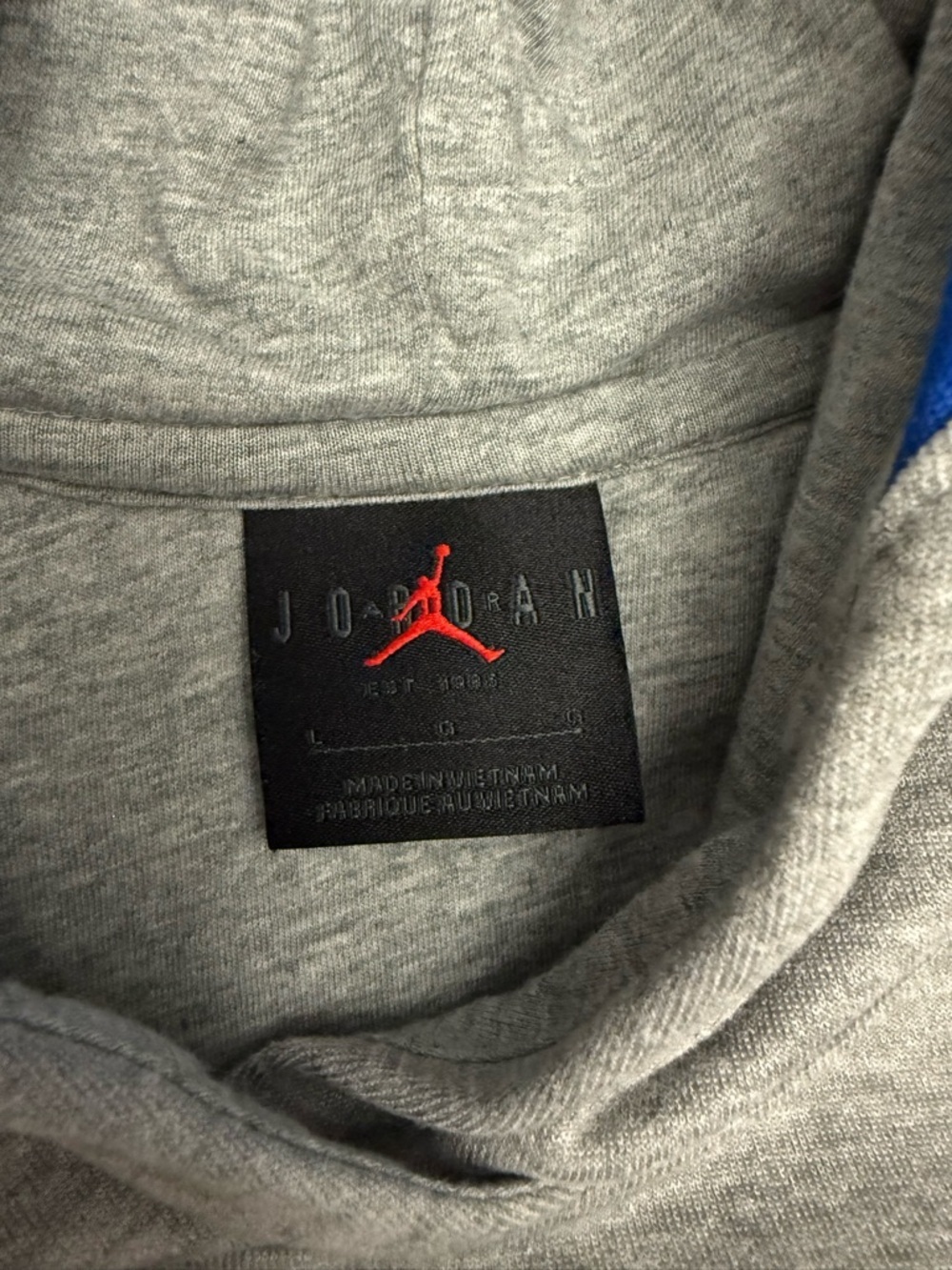 Jordan Florida Gators Hoodie Mens Large Gray Jumpman NCAA Sweatshirt - Picture 6 of 8